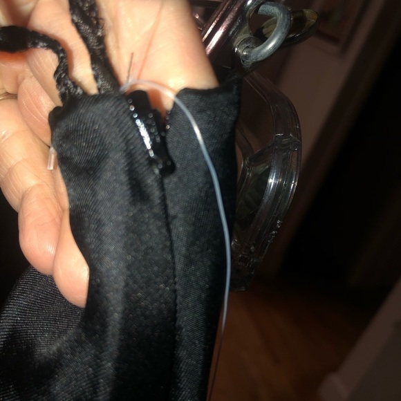 Ralph Lauren size 10 black silk  blend pencil skirt NWT - Picture 12 of 15